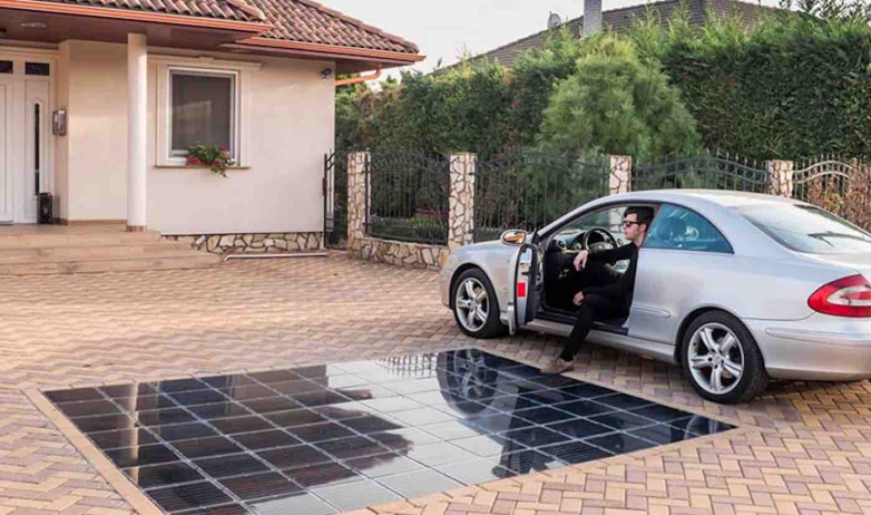 These New Solar-Pavement Driveways Made of Plastic Bottles Can Power the Average Household