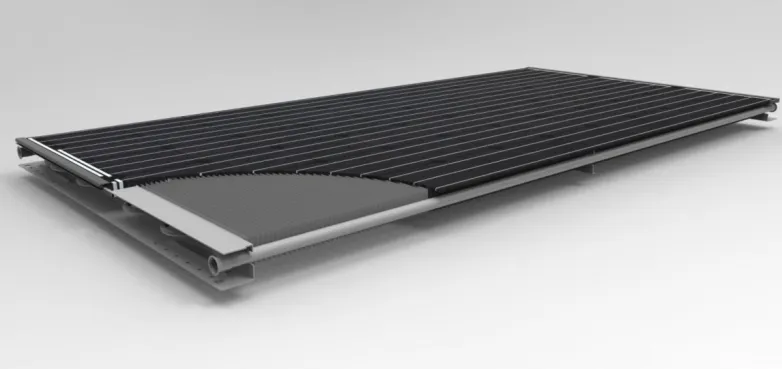 A photovoltaic thermal panel for heat-pump homes