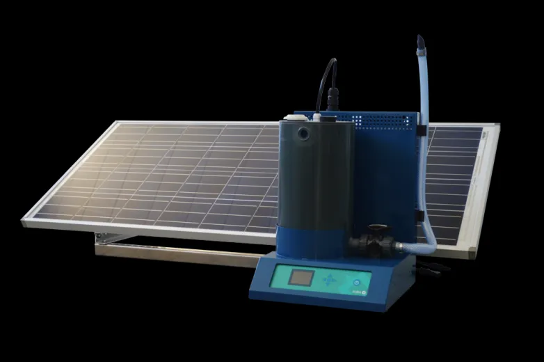 An anti-bacterial system powered by solar