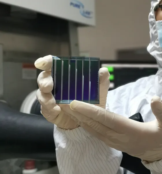 Organic solar module with 14.4% effectiveness