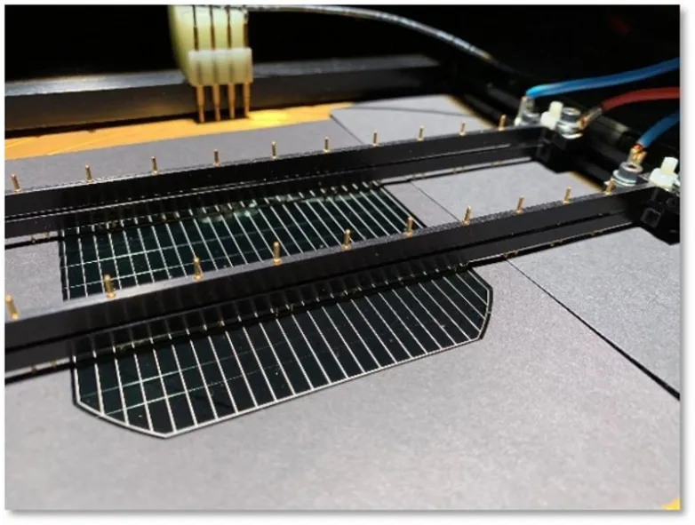 Modular systems to generate perovskite-silicon cells on six-inch wafers