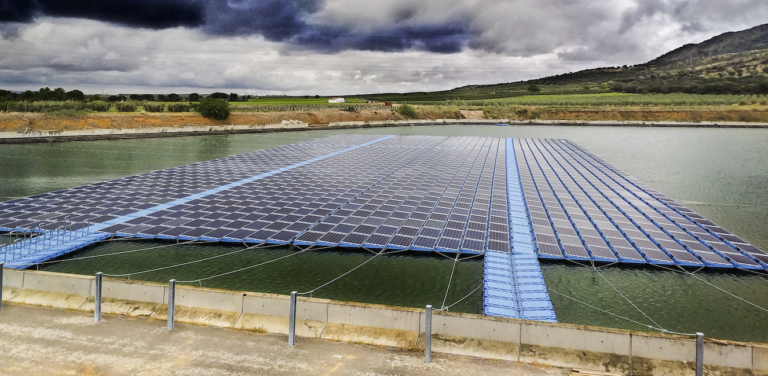 Mounting frameworks for floating PV from Spain