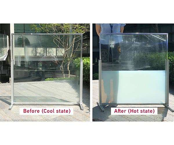 NTU researchers create energy-saving 'liquid window'