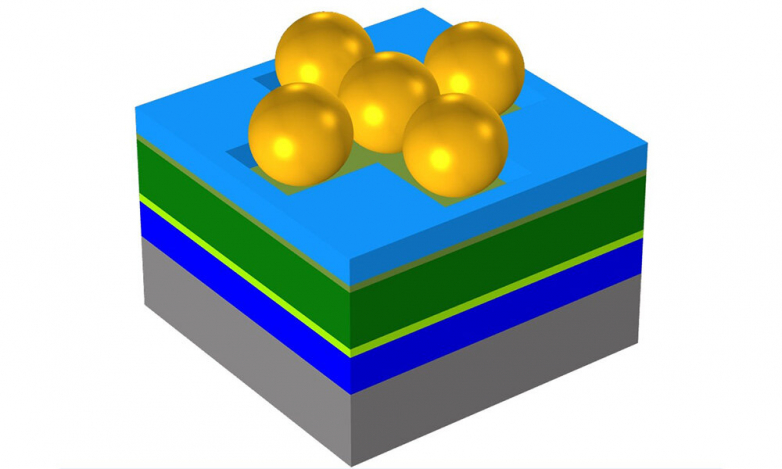 Design of a nanometric structure that enhances solar cell efficiency