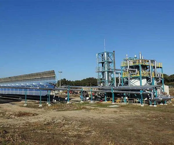 DLR testing using molten salt in a solar energy plant in Portugal