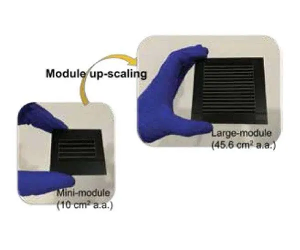 New technique increases effectiveness, sustainability of large-scale perovskite solar cells