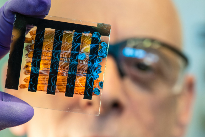 An option to perovskite solar cell scalability troubles