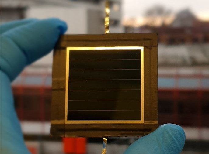 All-perovskite tandem solar panel with 19.1% efficiency