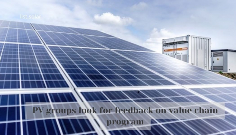 PV groups look for feedback on value chain program