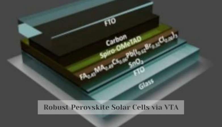 Robust Perovskite Solar Cells via VTA