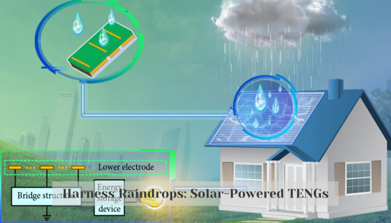 Harness Raindrops: Solar-Powered TENGs