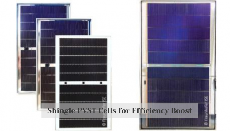 Shingle PVST Cells for Efficiency Boost