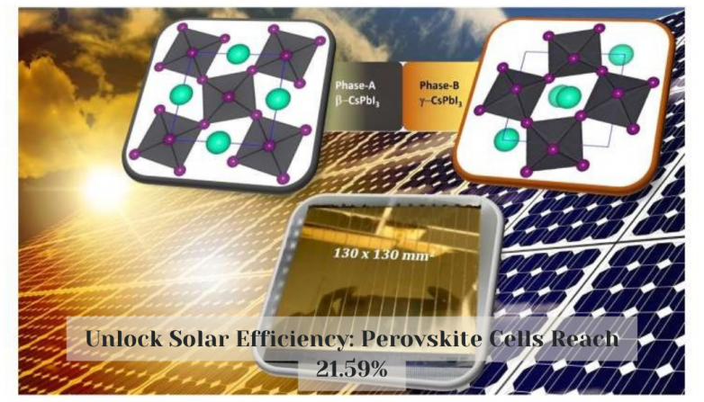 Unlock Solar Efficiency: Perovskite Cells Reach 21.59%