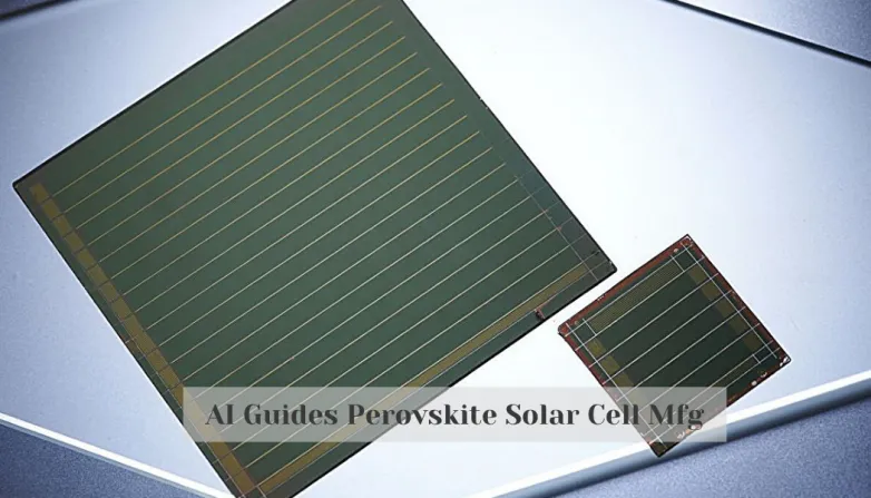AI Guides Perovskite Solar Cell Mfg