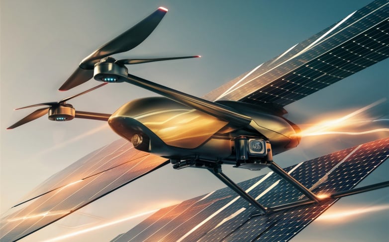 Revolutionary Solar Cells Power Drone with Unprecedented Efficiency