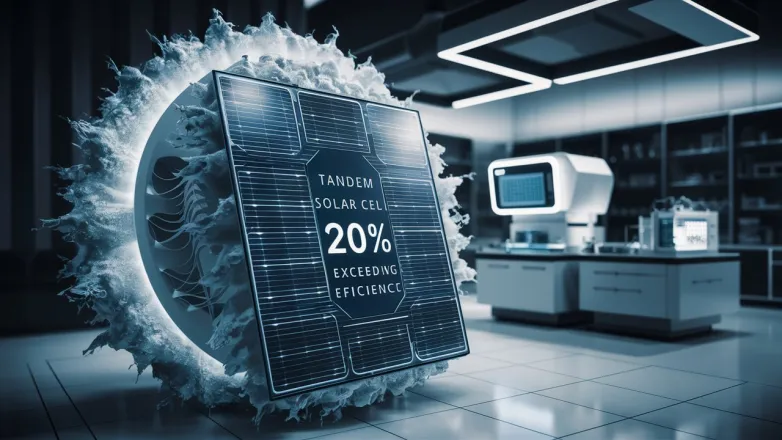 Antimony Selenide Tandem Solar Cell Exceeds 20% Efficiency