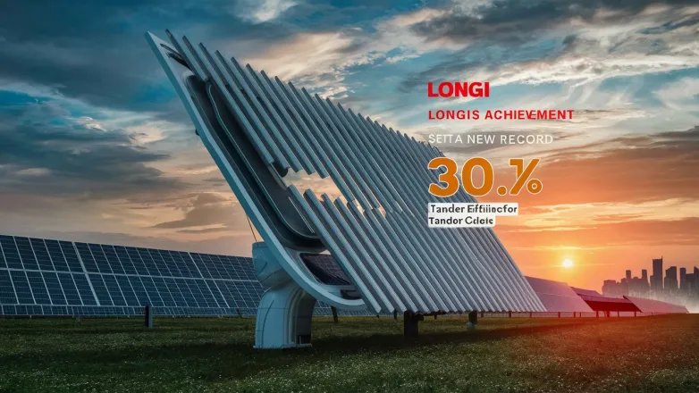 LONGi Sets New Record: 30.1% Efficiency for Tandem Solar Cells