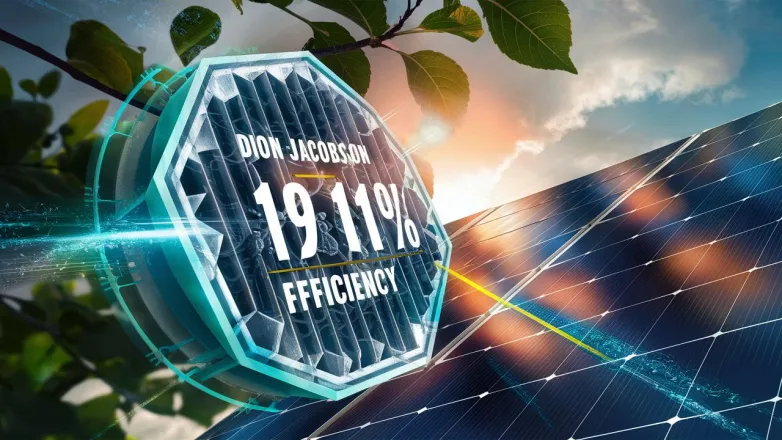 2D Dion-Jacobson Perovskite Solar Cell Achieves 19.11% Efficiency