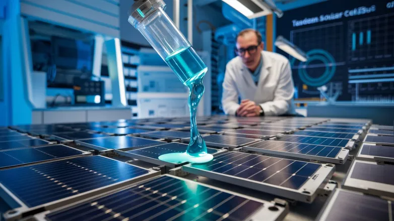 Enhancing Efficiency of Tandem Solar Cells with Unique Additive