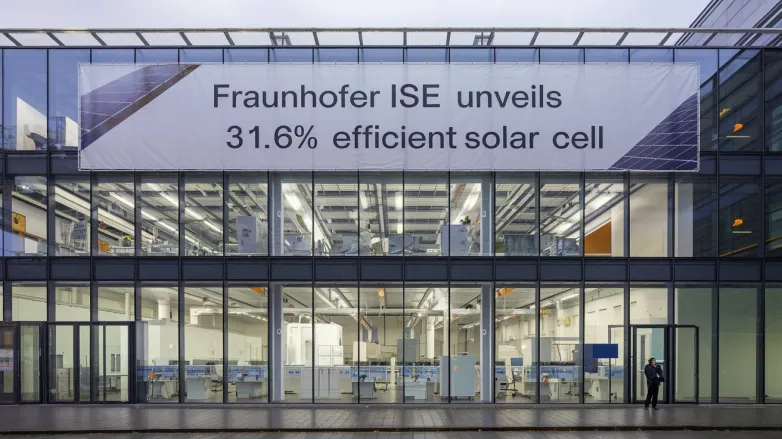 Fraunhofer ISE Unveils 31.6% Efficient Solar Cell