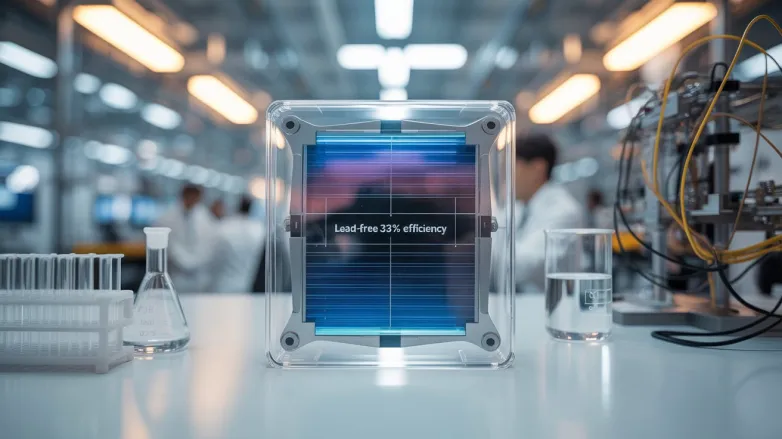 Lead-Free Solar Cells Achieve Breakthrough 33% Efficiency Lead-Free Solar Cells Achieve Breakthrough 33% Efficiency