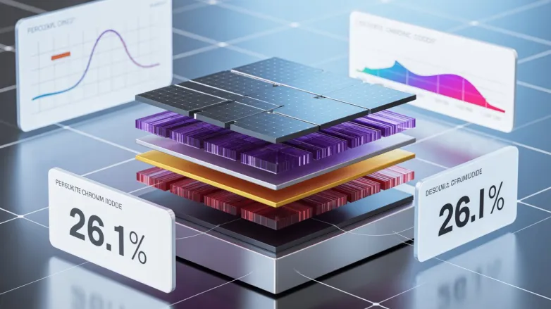 Simulation predicts efficient DJ–Cs₂CrI₆ tandem perovskite solar cells achieving 26.1% Simulation predicts efficient DJ–Cs₂CrI₆ tandem perovskite solar cells achieving 26.1%