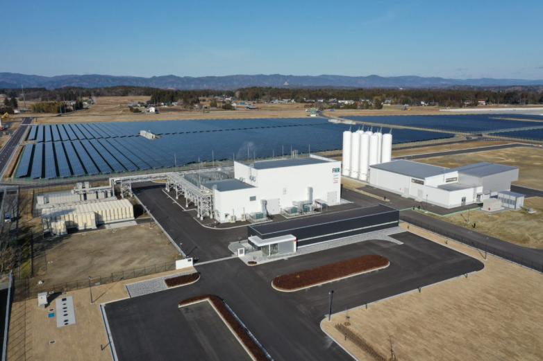 Solar-powered hydrogen manufacturing in Japan