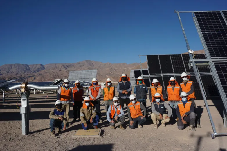 The globe's sunniest PV testing field