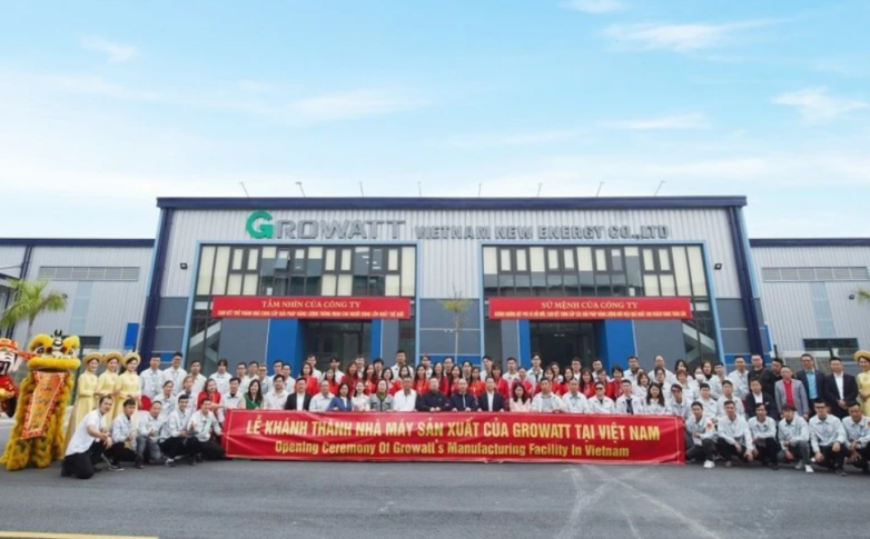 China's Growatt ushers in solar inverter manufacturing facility in Vietnam