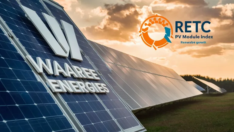 Waaree Energies Recognized in RETC PV Module Index