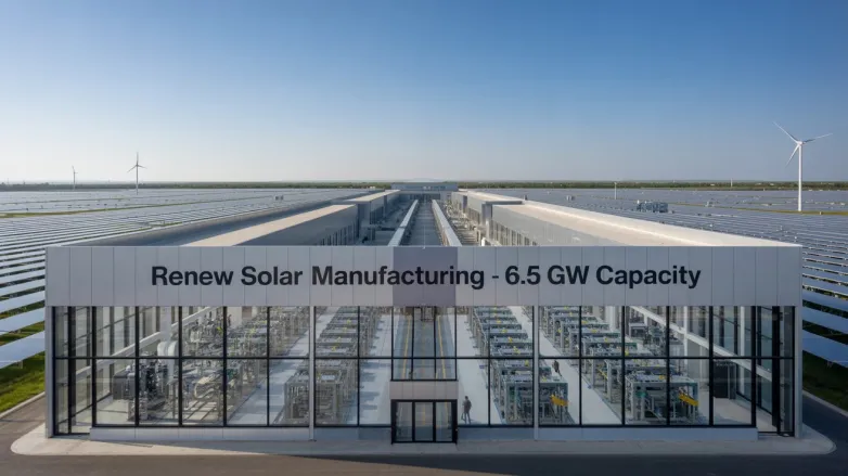 ReNew to Build 6.5-GW Solar Ingot-Wafer Plant