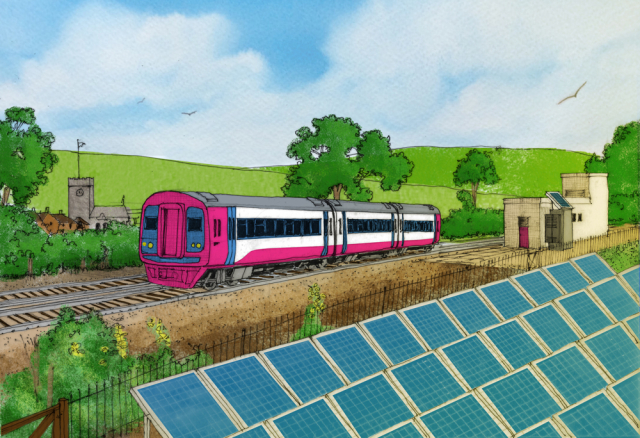 Don’t have a node for your solar plant? Connect it to the railway!