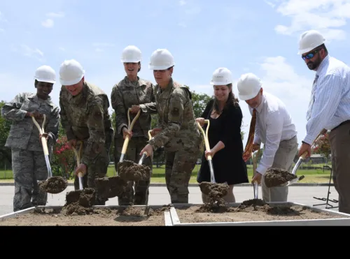 Keesler Air Force Base breaks ground on 1.5-MW solar carport