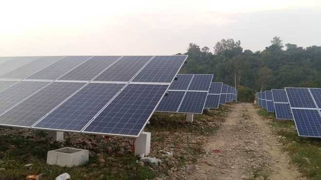 Solar power plant commissioned at Hamirpur village