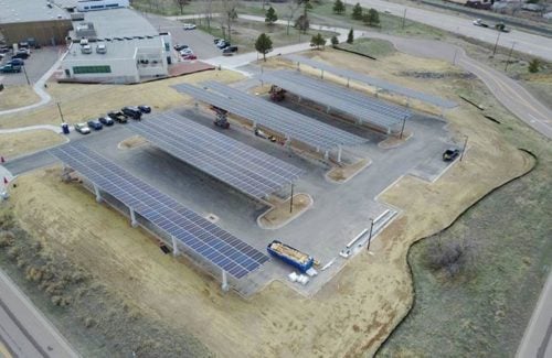 Pivot Energy sets up 431-kW solar carport at Colorado electrical co-op