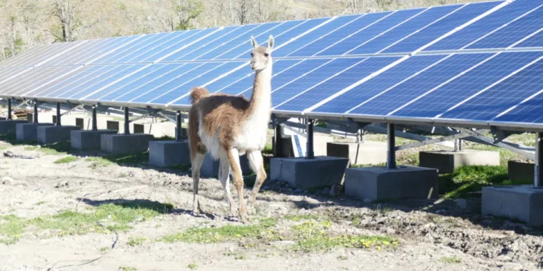 Hydro-PV microgrid in Patagonia