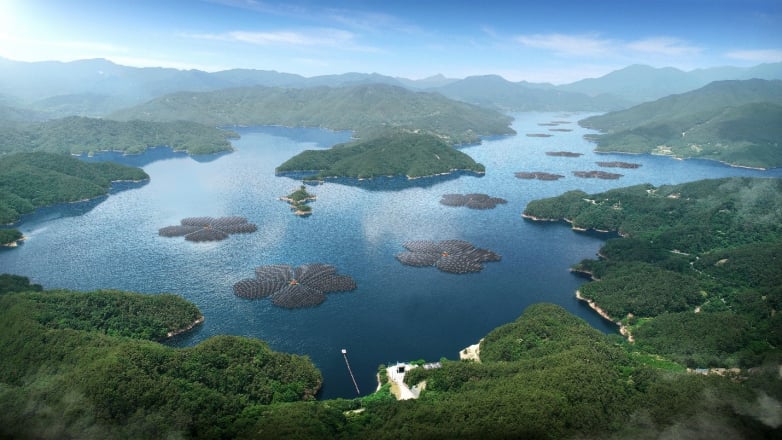 Inside the globe's biggest dam-based floating solar energy project