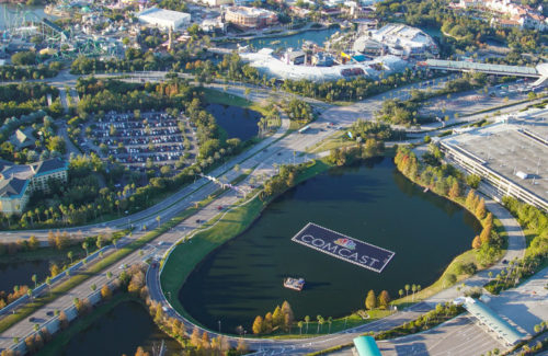 SolarSkin graphic overlay made use of on 250-kW floating solar project at Universal Orlando