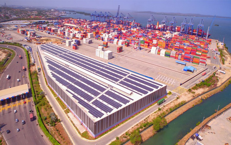 Celsia finishes 2.2-MW rooftop PV plant for Colombian port