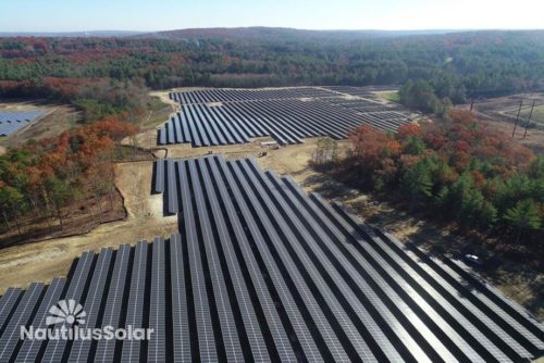 Nautilus Solar Energy completes biggest community solar project in Rhode Island