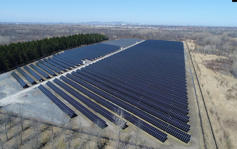 Hydro-Quebec activates 9.5 MW of first solar arrays