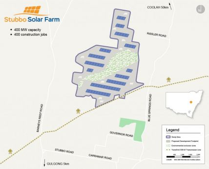 New South Wales federal government authorizes plan for 400MW solar farm with 200MWh battery storage space