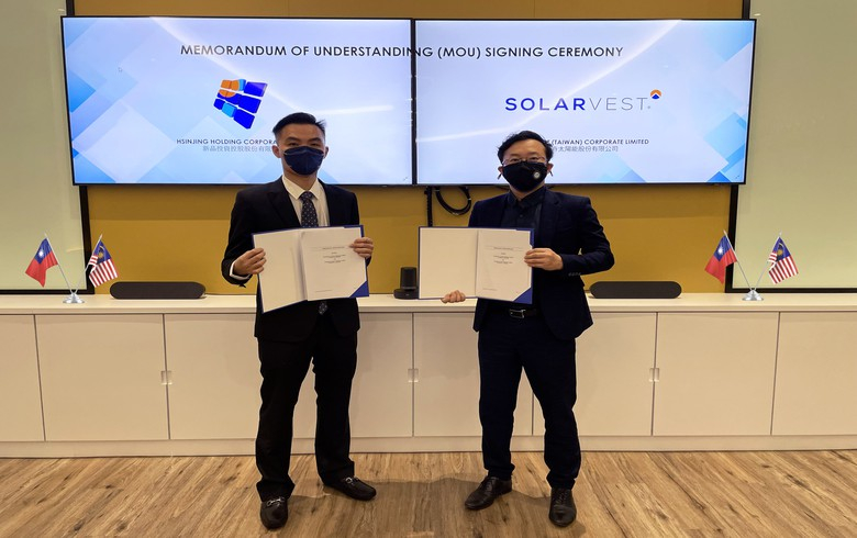 Solarvest, Hsinjing join hands to include 500 MW of solar in Taiwan