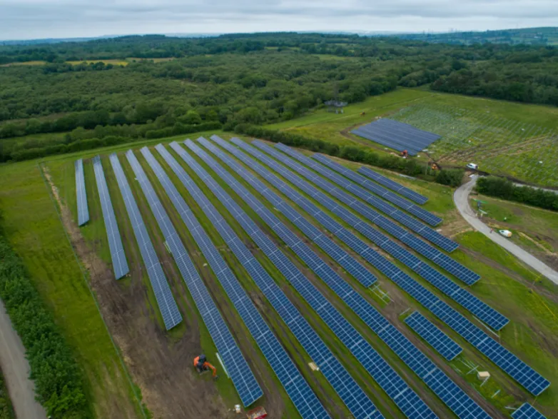 Private wire Brynwhillach solar farm linked with Welsh hospital goes online