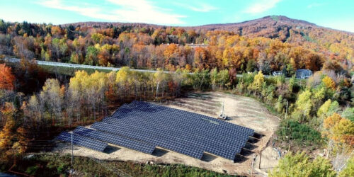 615-kW solar array completed at Vermont ski resort