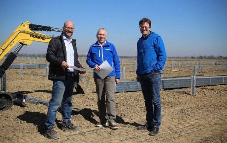 Building and construction work starts on 9 MWp solar project duo in Bavaria