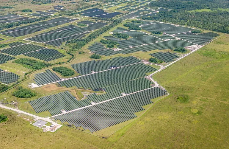 OMCO Solar fixed-tilt racking made use of in 650-MW Florida PV portfolio