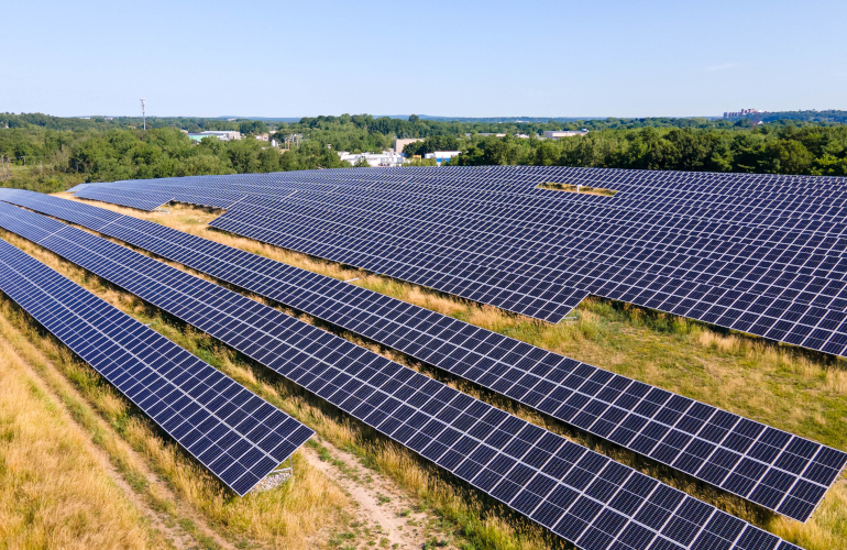 4.7-MW solar array now completed atop Maine capped landfill