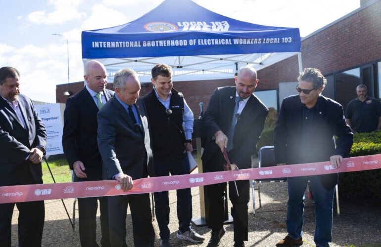 Nexamp installs 220-kW solar + storage project at Massachusetts electrical union headquarters