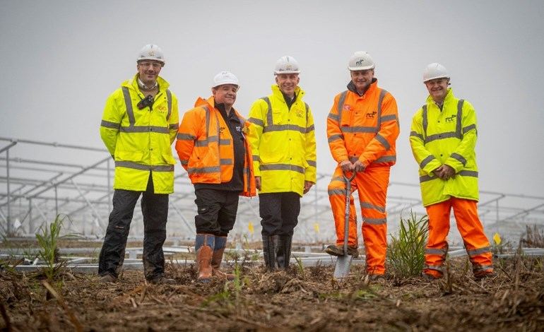 Construction starts at UK solar park on former landfill site